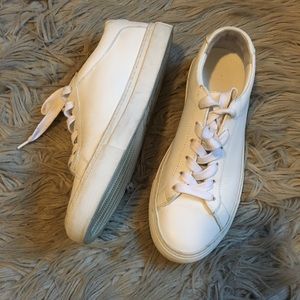Koio White Leather Sneaker 37
